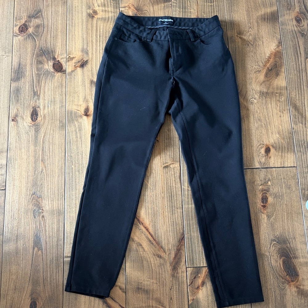 Karl Lagerfeld Black Skinny Ponte Trousers